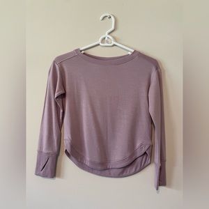 Cropped Workout Long Sleeve